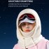 Polar Fleece Balaclava Wind Resistant Winter Face Mask Fleece Ski Mask Warm Face Cover Hat Cap Scarf DMZ96 For Men Women Khaki One size fits all