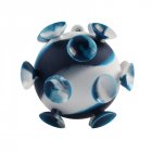 Pop Ball Toys 3d Silicone Suction Cup Ball Decompression Anxiety Relief Toys For Children Birthday Gifts mixed blue