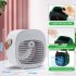 Portable Cooling Fan 3 Speeds Duration 5 10 Hrs 4000mah Rechargeable Mute Air Cooler Fan For Home Bedroom Travel Office green