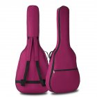 Portable Double Straps Acoustic Guitar Soft Carry Case Gig Bag  rose Red