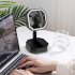 Portable Foldable Mini Fan With Led Light Rechargeable Adjustable Height Angle Usb Fan For Travel Office Home pink