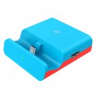 Portable HDMI to TV Video Converter Type-C Fast Charging Stand Adapter for Nintendo Switch NS blue
