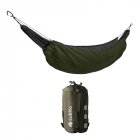 Portable Hammock Sleeping Bag Outdoor Casual Thermal Hammock Accessory for Camping 230*110 (Army Green)