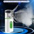 Portable Handheld Ultrasonic Nebulizer Phlegm Cough Relieving Pocket Machine for Home Travel Green