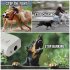 Portable LED Ultrasonic Dog Cat Driving Device Alarm Dog Bark Control Training Equipment  white