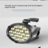 Portable Led Flashlight Rechargeable Super Bright Outdoor Emergency Searchlight Tactical Torch Light W868a