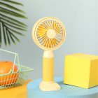 Portable Mini Fan Handheld Usb Rechargeable Cooling Fan Air Cooler Household Electrical Appliances yellow