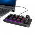 Portable Mini Keyboard USB Wire Control Custom Gaming Keyboard Programmable DIY Mechanical Keypad White