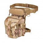 Portable Outdoor Leg Bag Multi-purpose Oxford Cloth Fishing Backpack For Mountaineering Fishing Cycling CP camouflage