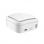 Portable Ozone Air Purifier USB Rechargeable Car Home Deodorizer Sterilizer white_X1