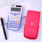 Portable Scientific Calculator Stationery School Office Tool for Student red