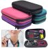 Portable Stethoscope Storage Box Carry Travel Case Bag Hard Drive Pen Medical Organizer black