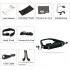 Portable Theater Video Glasses with Virtual 84 Inch Screen  micro SD card and a Rechargeable battery