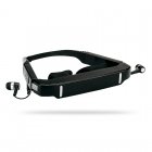 Portable Theater Video Glasses with Virtual 84 Inch Screen  micro SD card and a Rechargeable battery