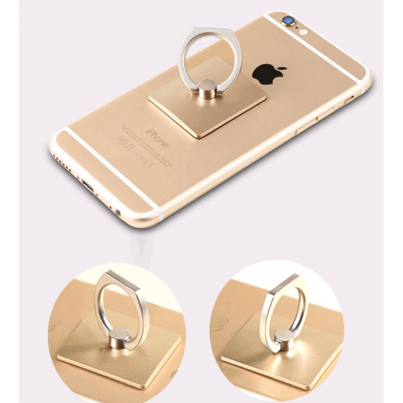 Portable Finger Ring Phone Holder - Gold