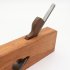 Portable Wood Plane Mini Carpenter Grooving Trimming Planer Spoke Shave Adjustable Plane Manual Wrench Woodworking Hand Tool Set Wood color