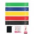 Portable Yoga Training Fitness Band Wear resistant Elastic Resistance Bands Exercise Workout Equipment Rainbow Color