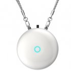 Portable anion air purifier Necklace Home Mini USB Charging Air Purifier white