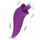 Powerful Clit Sucker Vibrator Tongue Vibrating Nipple Sucking Blowjob Clitoris Stimulator With 8 Modes Sex Toys For Women Masturbator Purple