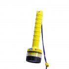 Professional Dive Flashlight Underwater Waterproof Non-slip Led Diving Lamp Light Torch yellow
