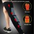 Professional Sports Knee Warm keeping Compression Sleeve Leg Protection for Outdoor Basketball Football black M