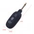 Professional UHF Wireless Guitar Transmitter Receiver System 50M Transmission Range for Electric Guitar Bass A8