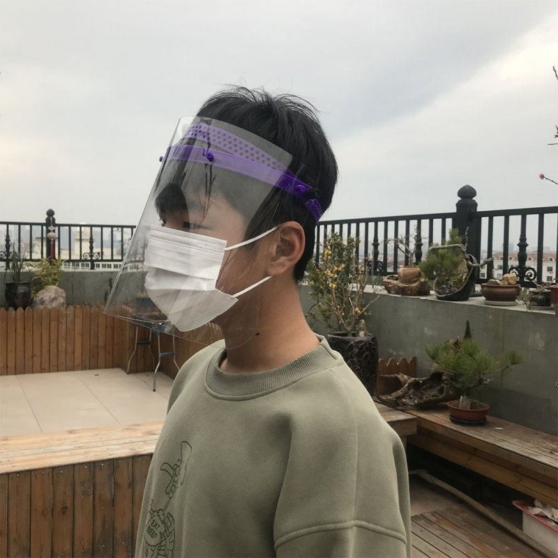 Protctive Hat Clear Mask Anti-spitting Insect Suncreen Wind-proof Face Shield Random Color	 Random Color_One size adjustable