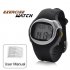 Pulse Monitor Sports Wristwatch   Sports Watch