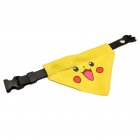 Pure Hand-made Pet Collar Cat and Dog Pikachu Triangle Scarf Necklace Bib Pikachu triangle_L