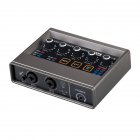Q-16 Professional Recording Sound Card Dsp Reverberation K Singing Sound Card