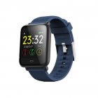 Q9 Smart Watch Blood Pressure Heart Rate Monitor Fitness Waterproof Bracelet blue