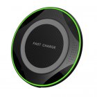 QI 10W Fast Wireless Charger Charging Pad for Huawei P30/Mate 20 Pro Samsung S10 black