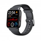 Qs16pro Smart Watch Bluetooth-compatible 5.0 Connected Smartwatch Heart Rate Body Temperature Sleep Monitoring Waterproof Sports Bracelet black
