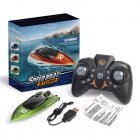 RC Boat For Kids 2.4GHZ Racing Boats 5km/h Remote Control Speedboat Summer Water Toys For Boys Girls Gifts A green