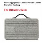 RC Drone Storage Case Foam Luggage Large Capacity Portable Handbag for DJI Mavic Mini Drone Camera Remote Control Device Accessory Organizer gray