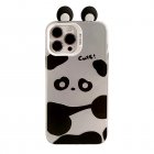 Raised Panda Ears Smart Phone Case Full Covered Shell Protective Cover Compatible For IPhone 15