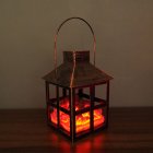 Realistic Charcoal Flame Lamp Led Retro Fireplace Lantern Ornaments