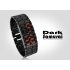 Red LED Metal Bracelet Metal Mens Watch