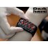 Red LED Metal Bracelet Metal Mens Watch