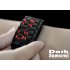 Red LED Metal Bracelet Metal Mens Watch