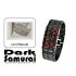 Red LED Metal Bracelet Metal Mens Watch