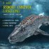 Remote Control Dinosaur For Kids Mosasaurus Diving Toys Rc Boat With Light Spray Water For Swimming Pool Lake Bathroom Ocean Protector Bath Toys grey