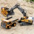 Remote Control Engineering Car Excavator Bulldozer Dump Truck Toy Rc Car For Children Birthday Gifts 9 Channel BC1047 Dump Truck