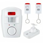 Remote Control Infrared Alarm Anti-theft Wireless Alarm Home Use white