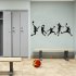 Removable DIY Play Basketball Pattern Wall Sticker for Boys Bedroom Livingroom Decor 44x126cm