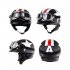 Retro Style Sunscreen  Helmet Half Helmet With Goggles For Motorcycle Electric Bike Bright Black