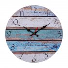 Retro Vintage Rustic Clocks Home Living Room Bar Decoration Self-provided AA Battery style 1