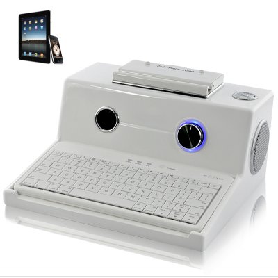 Retro Keyboard + Dock + 5W Speaker