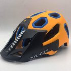Riding Helmet Bicycle Floppy Hat Mountain Bike Helmet for Women and Men Orange_One size