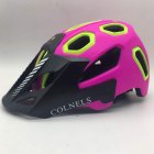 Riding Helmet Bicycle Floppy Hat Mountain Bike Helmet for Women and Men Rose red_One size